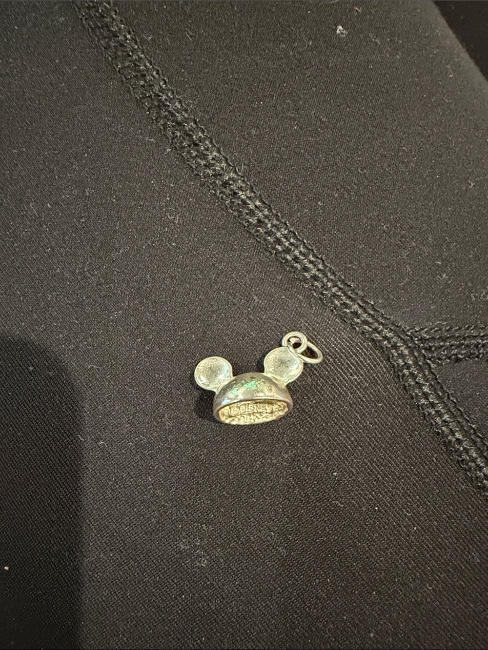 Vintage Disney sterling silver Mickey Ear Hat Charm Pendant